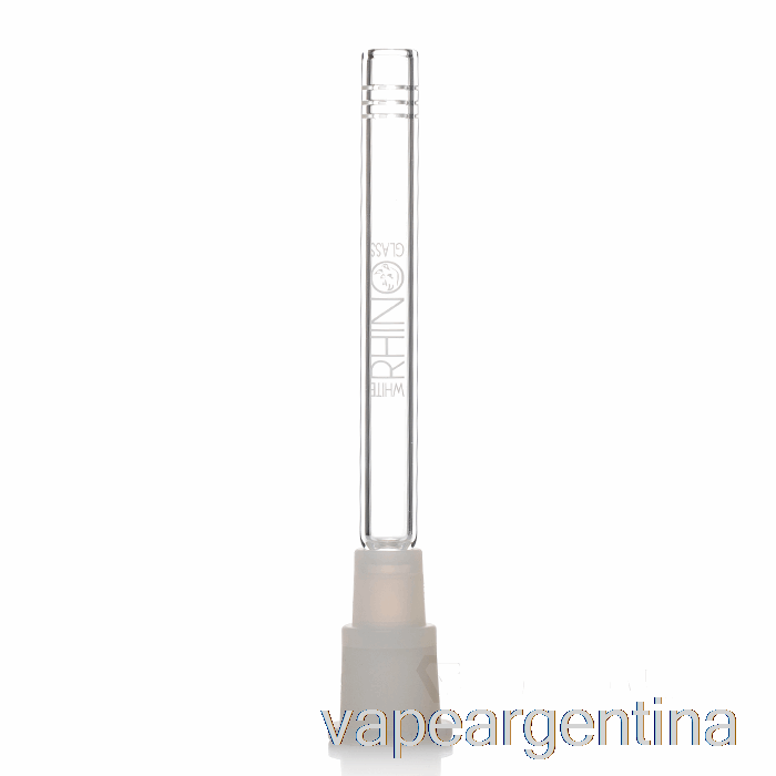 White Rinoceronte Híbrido Downstem 6 Pulgadas Vape Argentina